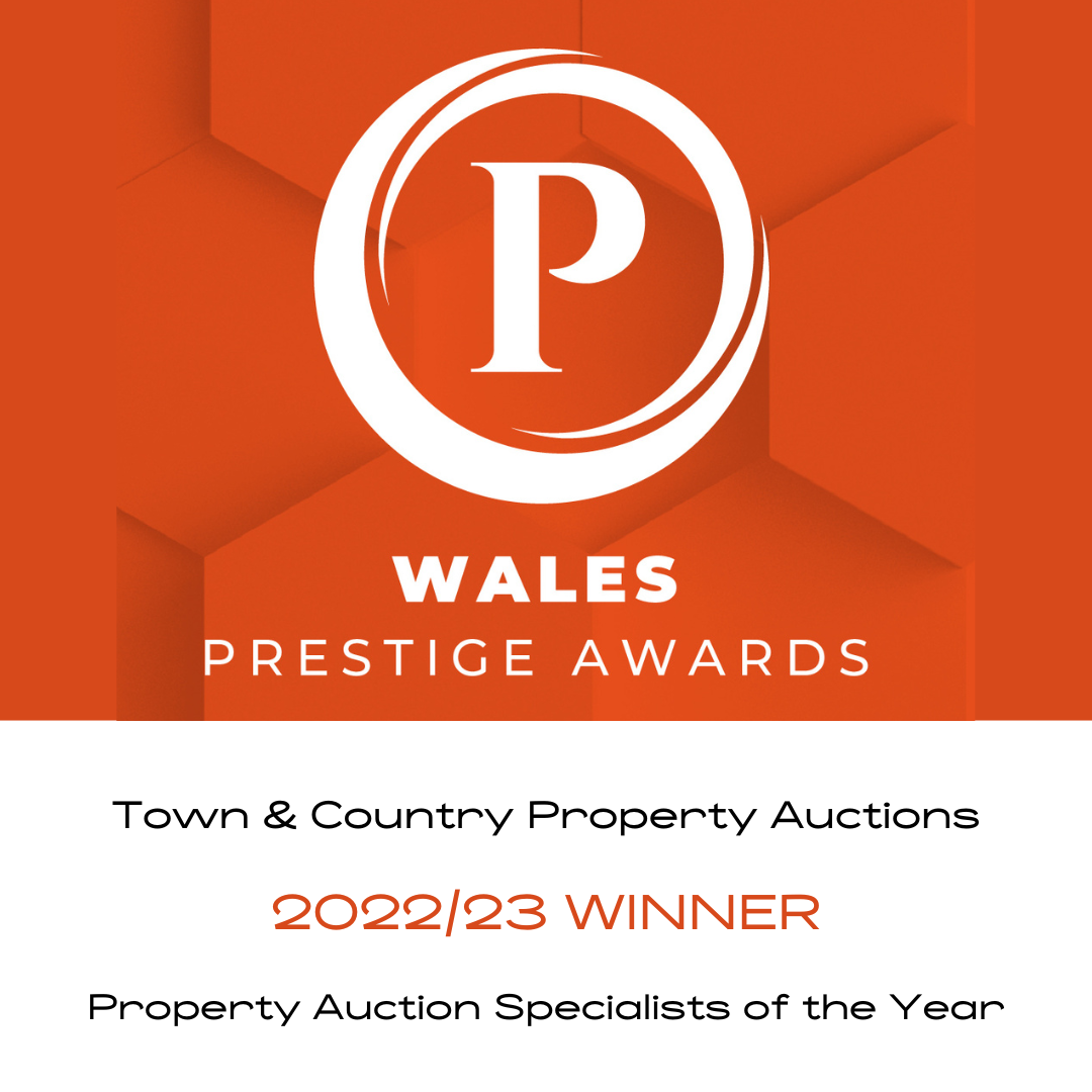 Town and Country awarded  Property Auction Specialists for Wales by Prestige Awards